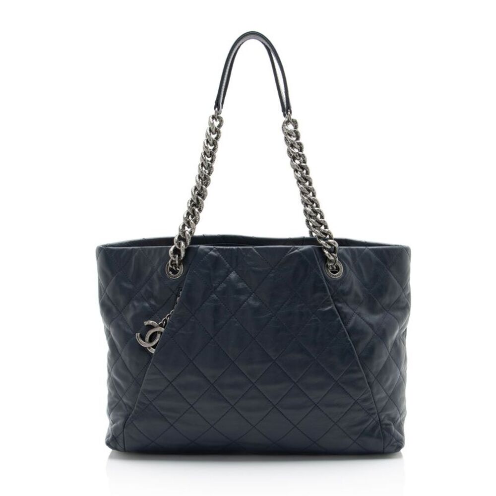 Chanel Calfskin Coco Pleats Tote